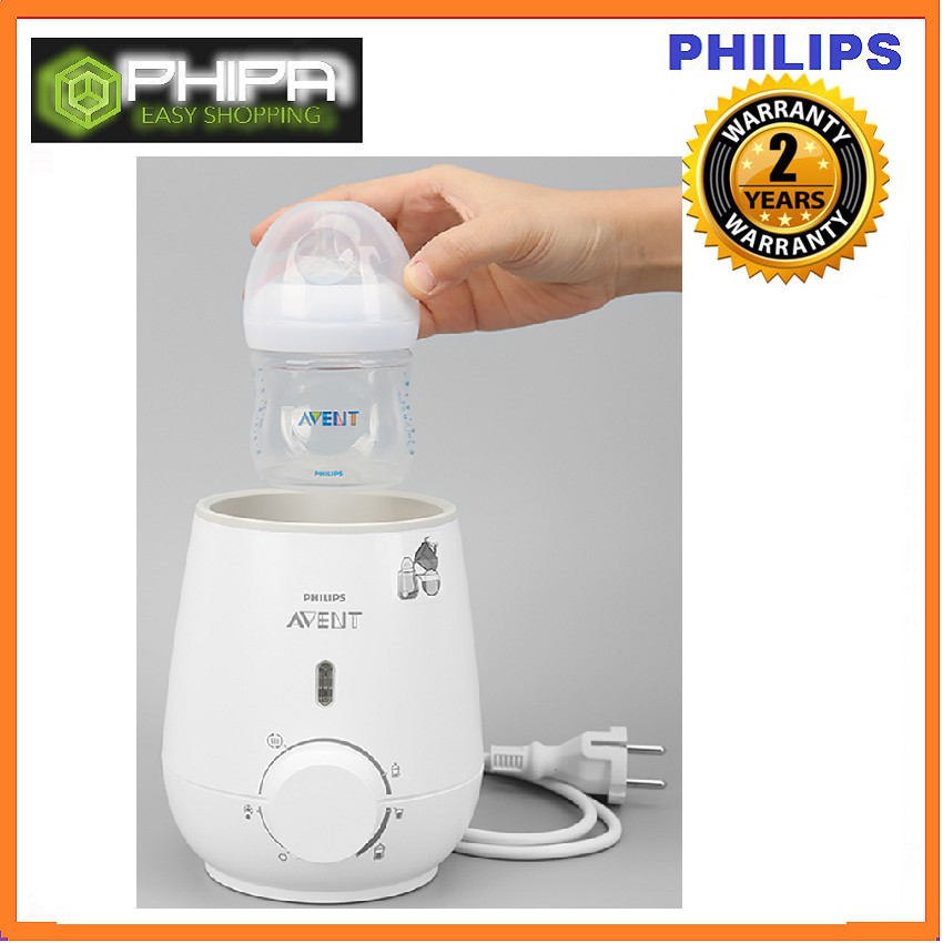 Máy hâm sữa nhanh Philips Avent SCF355/00, Hâm nóng đều, không có những điểm nóng, Hâm nóng bình sữa trong 3 phút