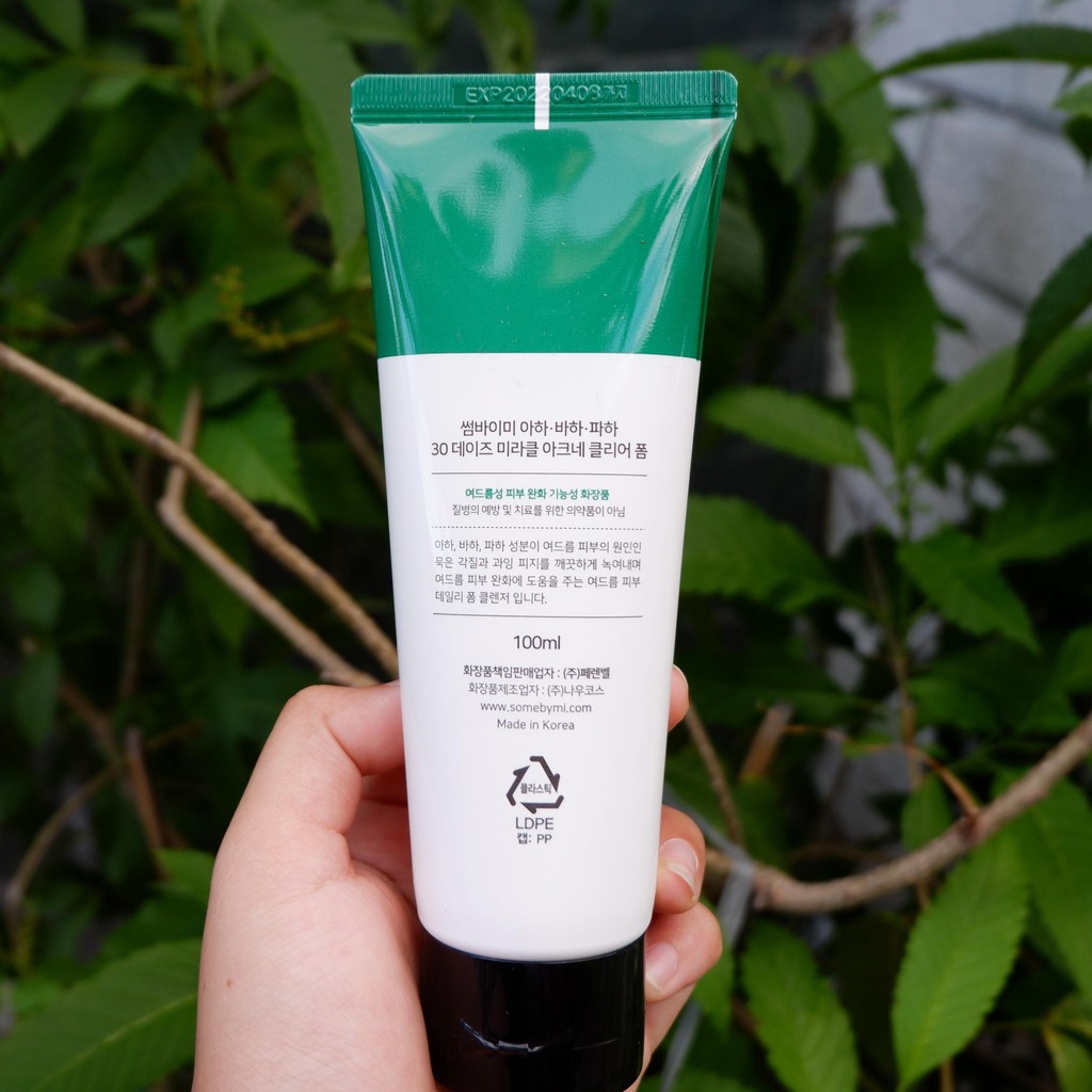 Sữa rửa mặt giúp giảm và ngăn ngừa mụn Some By Mi AHA-BHA-PHA 30 days miracle acne clear foam | BigBuy360 - bigbuy360.vn