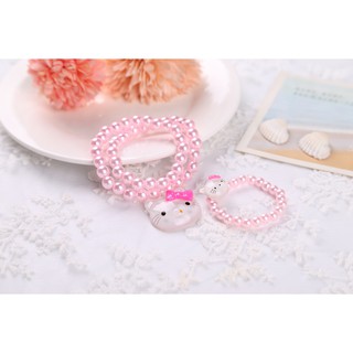 Bộ Trang Sức Hello Kitty Cho Bé 9 Món