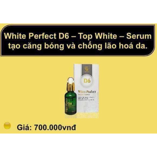 Serum dưỡng da WHITE PERFECT D6