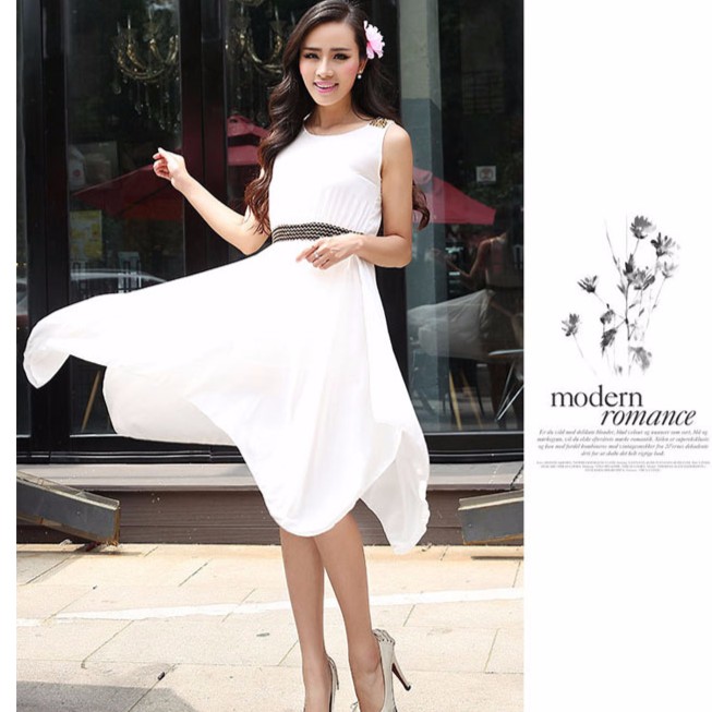 Đầm Xòe Cách Điệu MS298