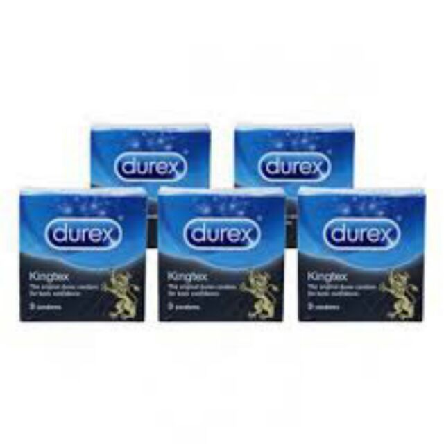 Combo 5 Hộp BCS Durex Kingtex