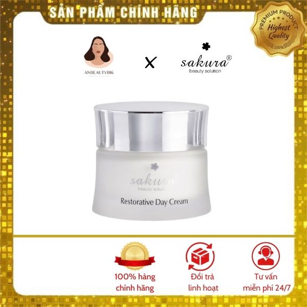 Kem dưỡng phục hồi chống lão hoá da ban ngày Sakura Restorative Day Cream