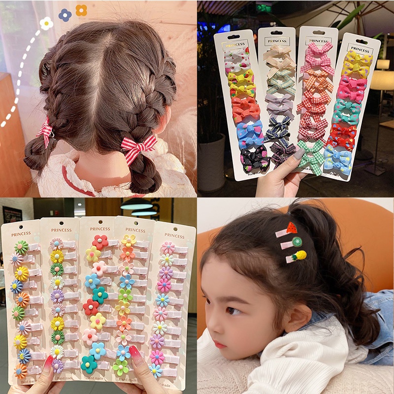 Kẹp Tóc Nơ Phong Cách Hàn Quốc Dễ Thương Dành Cho Bé Gái