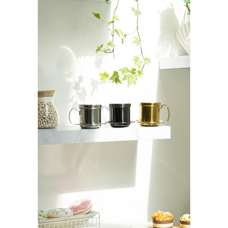 Phin INOX pha cà phê phin cafe đúc bằng inox 304 siêu dày giữ nhiệt lâu