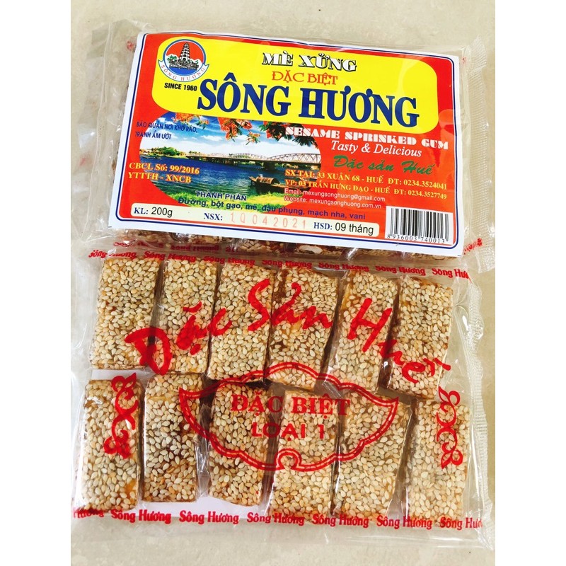 Mè Xửng dẻo Sông Hương 200gr - Đặc sản Huế 💕Siêu ngon💕