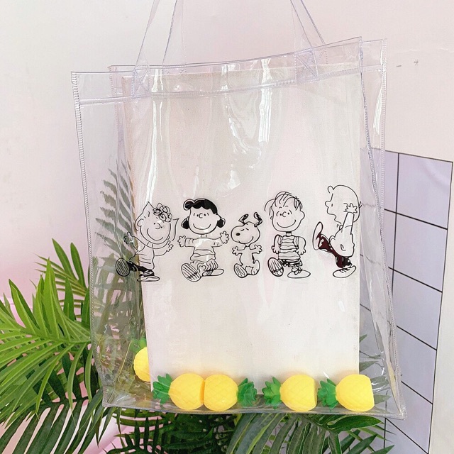 Túi đeo plastic trong suốt Ulzzang Tom House