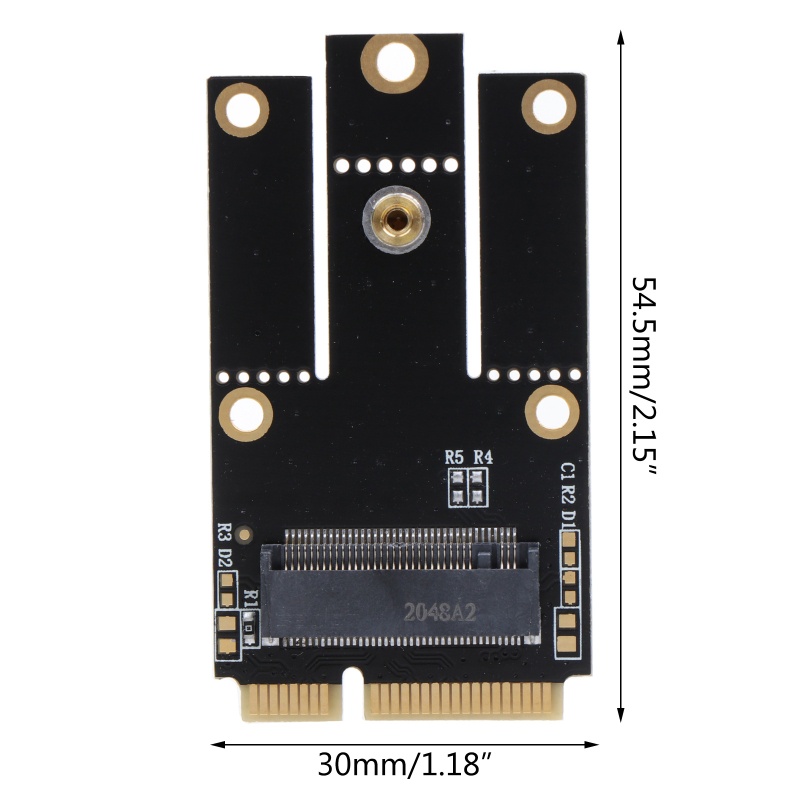 Bộ Chuyển Đổi Wifi Không Dây ROX M.2 Ngff Key A + E Sang Mini Pcie Thẻ Mạng Không Dây M2 Ngff
