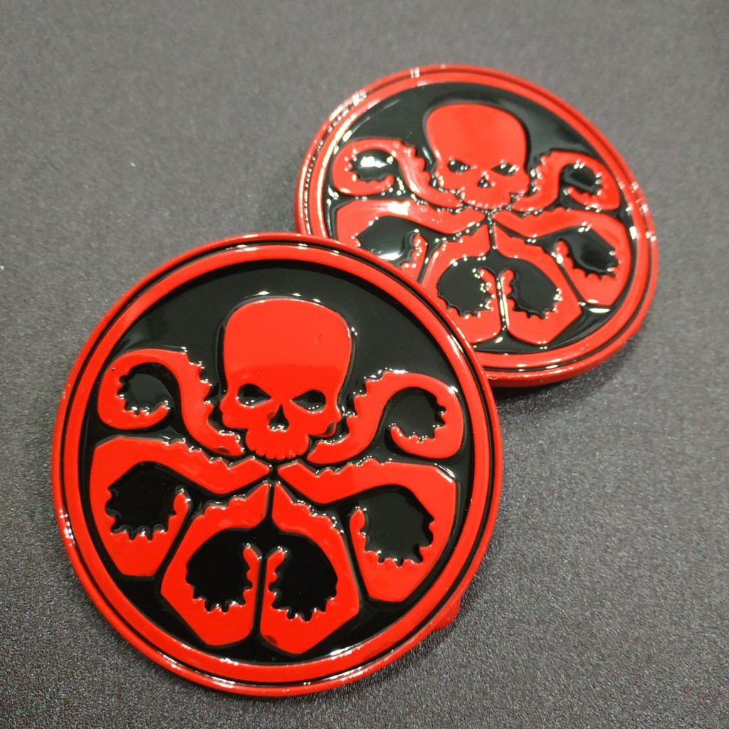 Mặt khóa thắt lưng HYDRA mavel hợp kim tròn 7.5cm