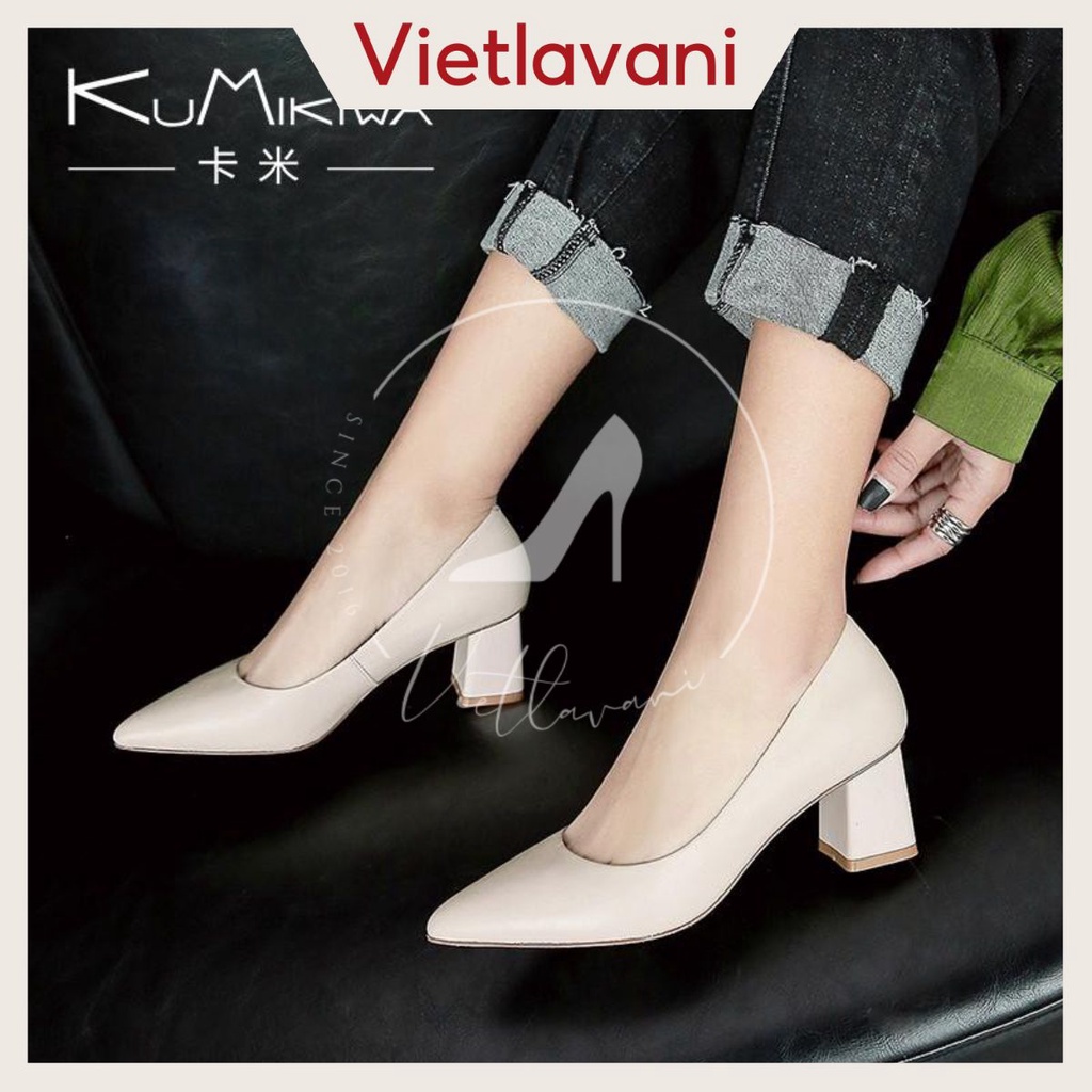Giày cao gót 5 phân C2 big size 40-43, ngoại cỡ gót vuông VIETLAVANI