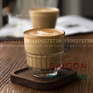 Ly Thủy Tinh Cường Lực TarQ Rock 266ml | LIB.16077 , Thủy Tinh Cao Cấp
