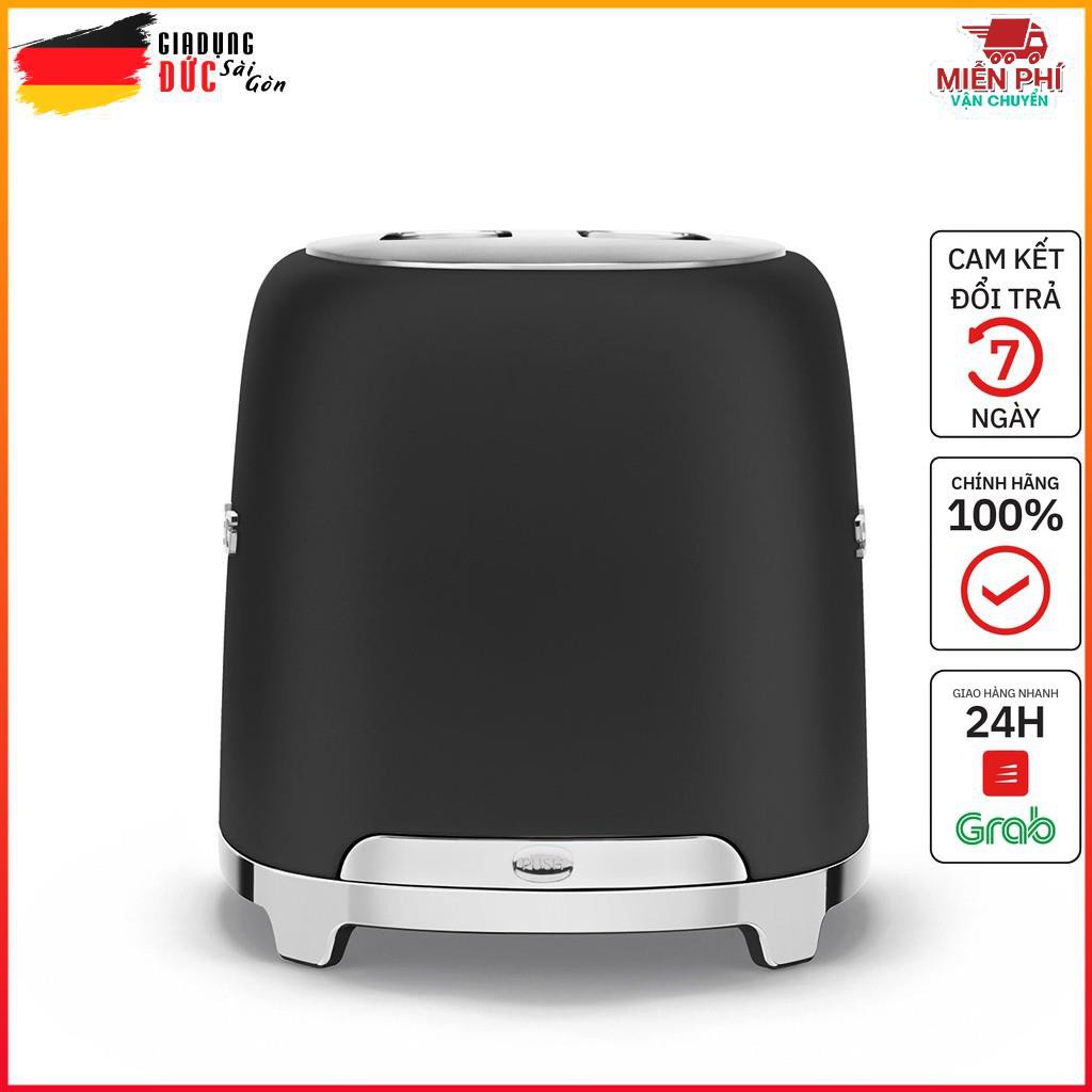 Máy Nướng Bánh Mì Smeg TSF01BLMEU Black, Hâm Nóng, Nướng Giòn Bánh Mì Sanwhich Nhanh Chóng - Nhập Khẩu Đức