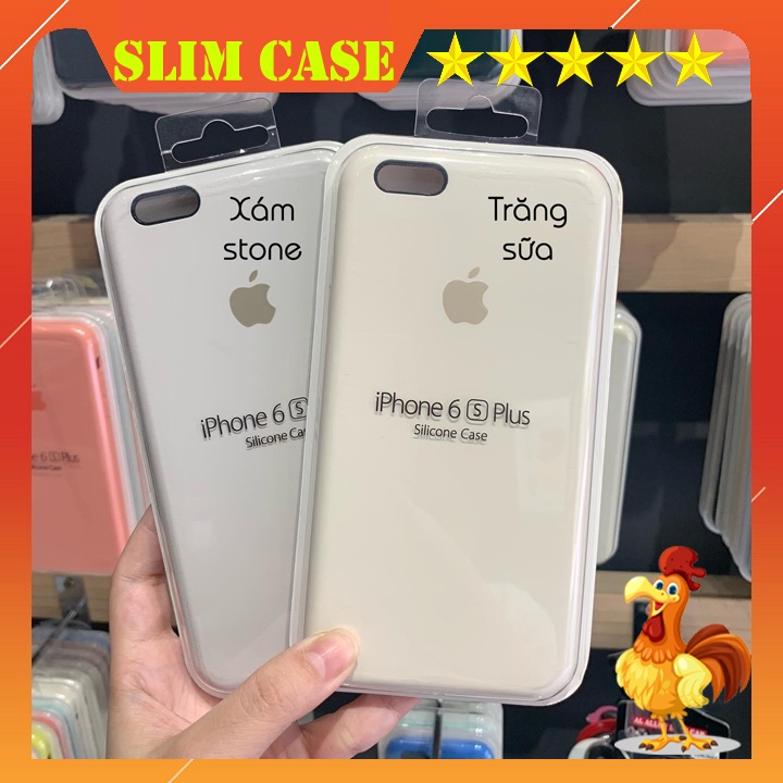 Ốp chống bẩn Iphone 6/6S Plus màu trắng sữa [Không full viền]