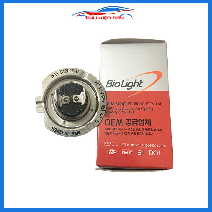 Bóng đèn Biolight cho ô tô xe hơi hàn quốc chân H7 điện áp 12V/24V