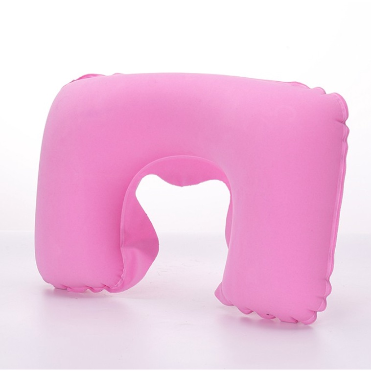 Gối Hơi Chữ U Kê Cổ Du Lịch T8 - Gối Ngủ Trưa Văn Phòng, Máy Bay, Ô Tô, Chống Mỏi Vai Gáy