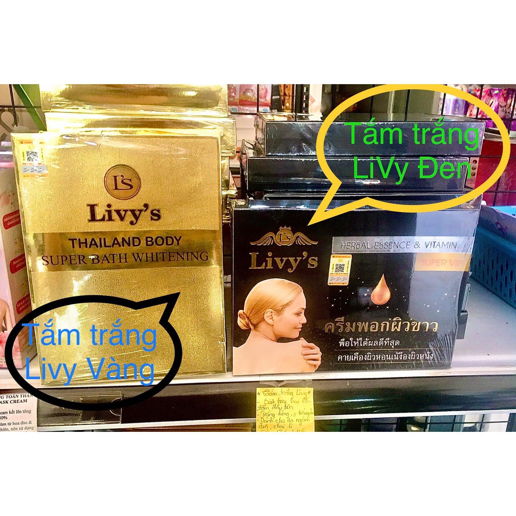 [Cam Kết Chính Hãng] Ủ Trắng Livy Đen / Vàng Thái Lan | BigBuy360 - bigbuy360.vn