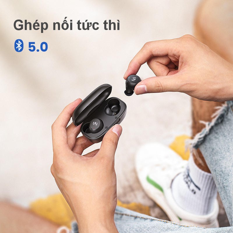 Tai nghe Bluetooth TWS - Âm thanh Hifi, chống nước IPX5, sạc 15 phút nghe trong 2 giờ, tối đa 15 giờ UGREEN 80636