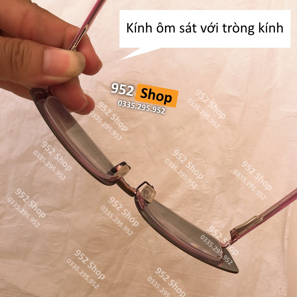 Kính râm kẹp cận thị form vuông