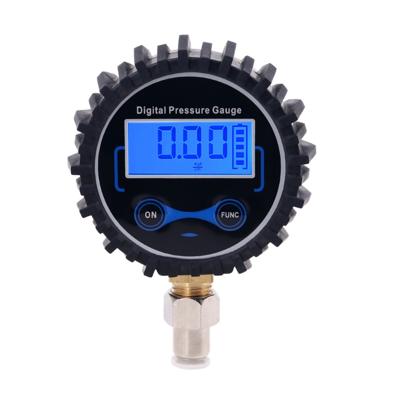 Đồng hồ đo áp suất kỹ thuật số 200psi/ Bar/ Kpa/ Kg/ Cm2 6mm
