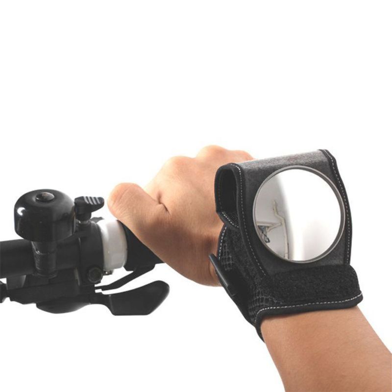 Kính Chiếu Hậu Có Dây Đeo Cổ Tay Dạng Lưới Điều Chỉnh Được Dành Cho Xe Đạp