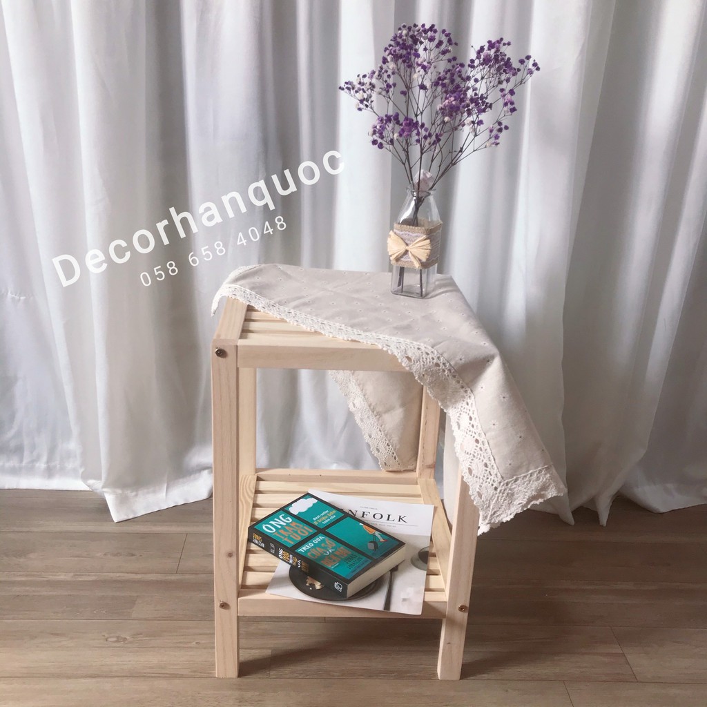 [NOWSHIP] Kệ đầu giường - Mặt gỗ - Gỗ thông cao cấp nhập khẩu | BigBuy360 - bigbuy360.vn