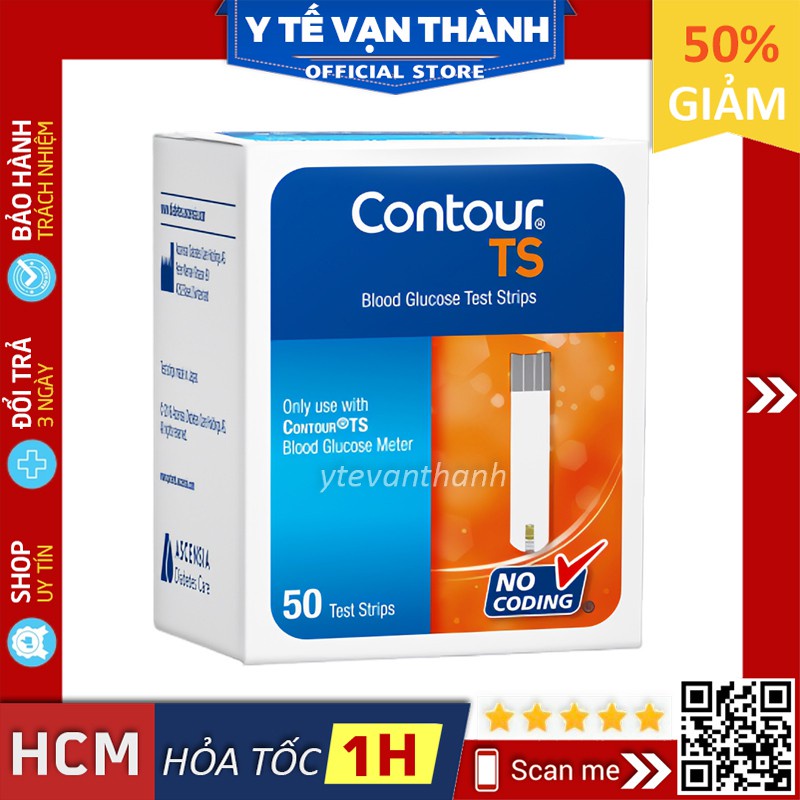 ✅ Que Thử Đường Huyết- Contour TS, (Date Xa) -VT0057 | Y Tế Vạn Thành