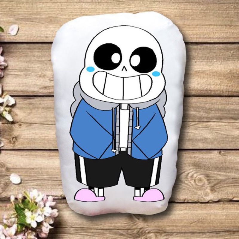 gấu bông gối ôm underlate san 2 mặt ảnh 22-50cm