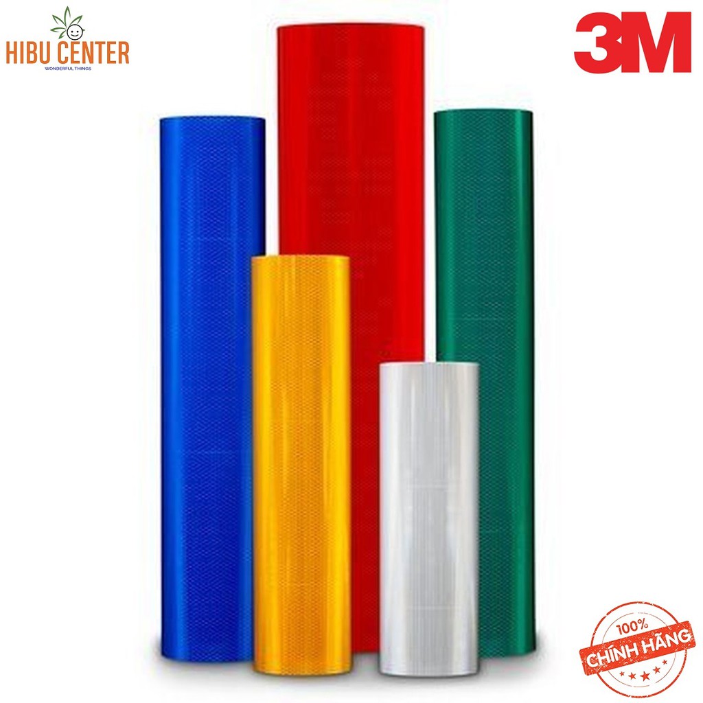 Màng Phản quang 3M Seri 3400 - 1.22m x 1m tương đương hơn 1m2 – Tùy chọn màu An Toàn Ban Đêm, Dán xe, Decal Cao Cấp