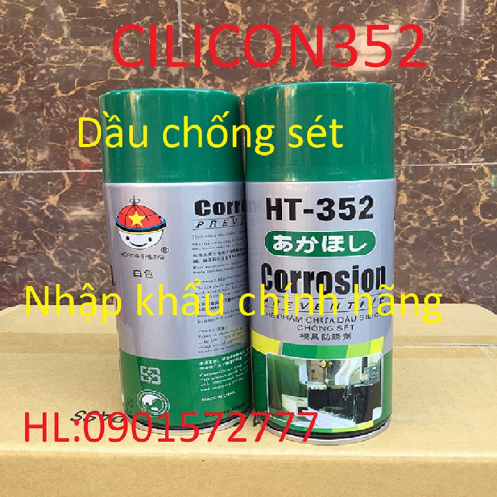 DẦU XỊT CHỐNG RỈ SÉT CHỐNG NƯỚC CHO TẤT CẢ KIM LOẠI HT-352