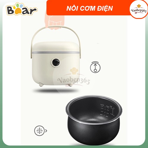 Nồi Cơm Điện Dung Tích 2L Bear, hàng nội địa Trung- Bảo hàng 12 tháng