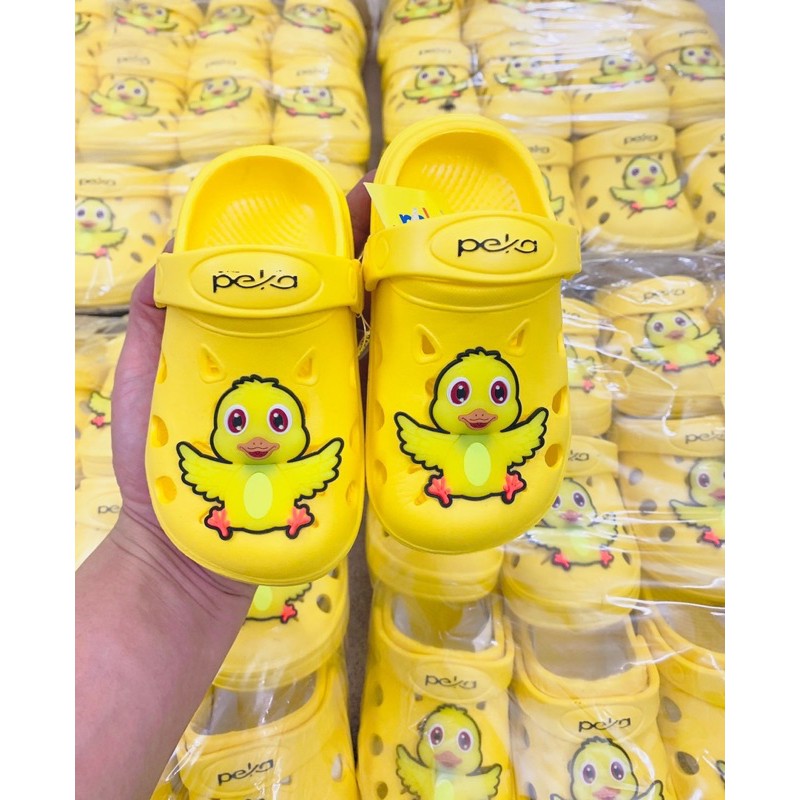 Dép vịt Thái Lan PEKA size 18-23( 1-3y)