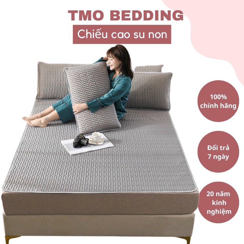 Chiếu điều hòa cao su non TMO Bedding, mát, kháng khuẩn, chiếu điều hòa Tencel hàng loại 1