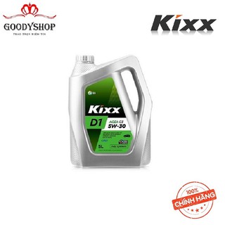 Dầu Nhờn Động Cơ Diesel Gốc Tổng Hợp Đặc Biệt Kixx D1 C3 5W30  – 5Lít/Can nhựa GOODYSHOP