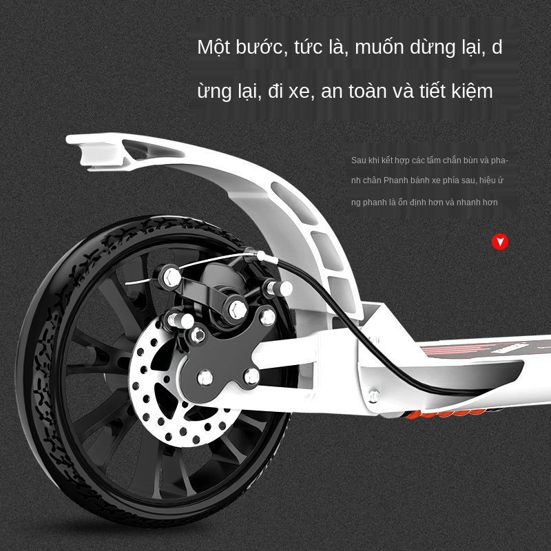 ❀Xe trượt scooter trẻ em 8-12-16 tuổi nam và nữ hai hoặc bánh một chân dành cho người lớn <