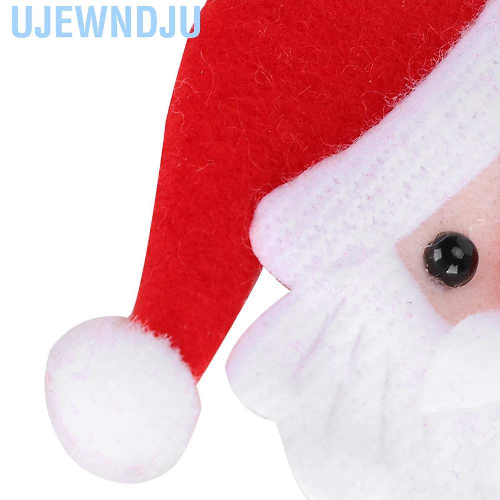 Ujewndju 20pcs Christmas Santa Snowman Felt DIY Xmas Door Wall Hanging Ornaments Tree Decorations Crafts