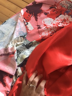 Sét áo dài quần lụa cổ tròn