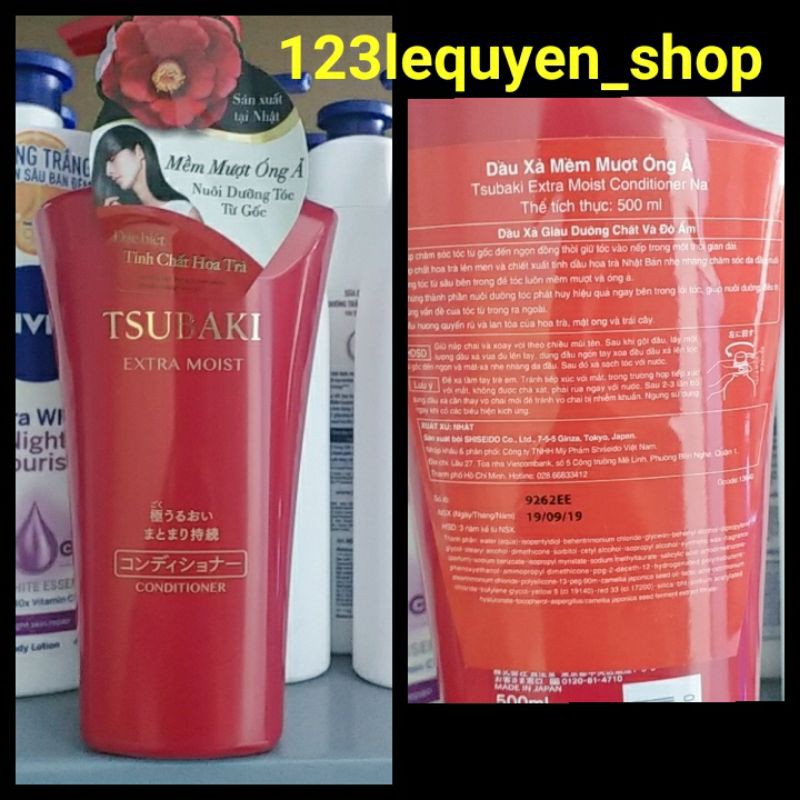 Dầu Xả Tsubaki Siêu Cấp Ẩm 500ml