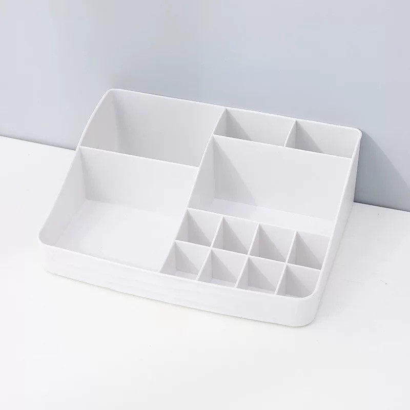 Hộp Đựng Đa Năng 2 Tầng (tặng kèm sticker dán) - 16x10 cm - Kệ bút mini