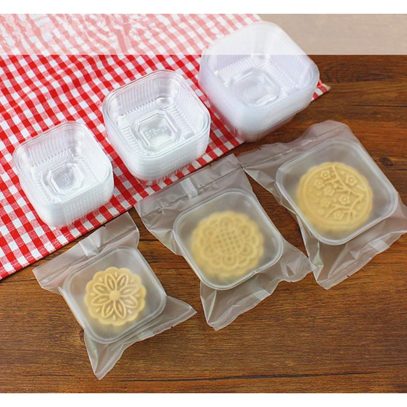 Túi đựng bánh trung thu trắng trơn 50g/75g/100g