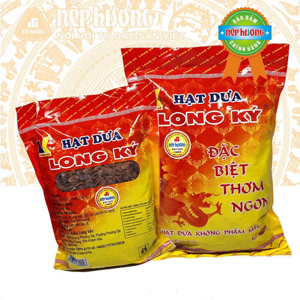 Hạt dưa không nhuộm rang muối - Long Ký - Gói 250g, 500g - Đặc sản Nha Trang, Khánh Hòa | BigBuy360 - bigbuy360.vn