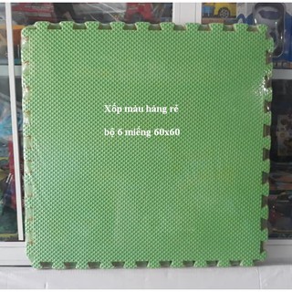 [NHẬP TOY30K GIẢM] Thảm xốp ghép nhiều màu bộ 4 miếng/6 miếng 60x60cm