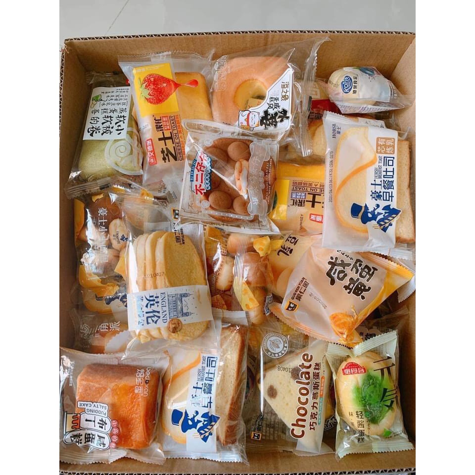 Bánh mix Đài Loan set 500gr date mới mềm mịn siêu ngon
