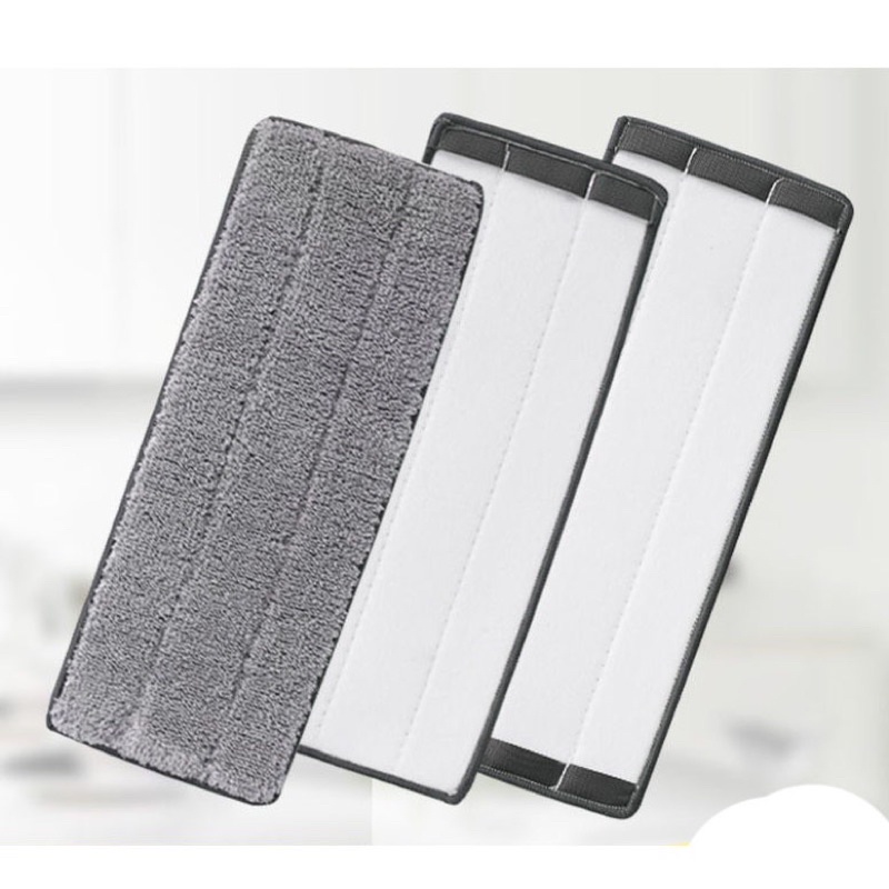 Miếng bông lau nhà tự vắt cho chổi tự vắt không thùng, kt miếng lau 42*12cm, cotton đẹp