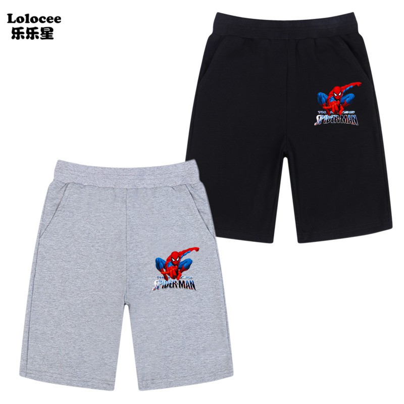 Quần Short Cotton In Hình Captain America 3d Cho Bé Trai