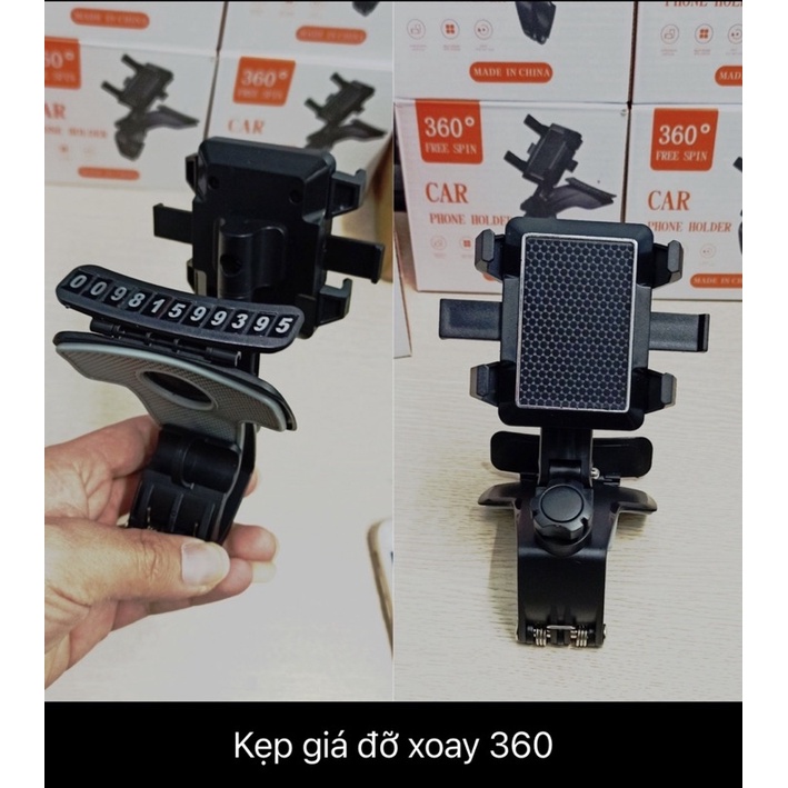 Giá đỡ điện thoại  trên  ô tô xoay 360 độ ,Giá  đỡ  hít điện  thoại