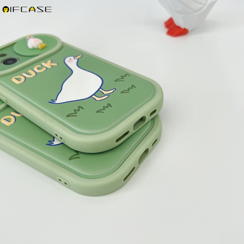 Ốp Điện Thoại Da Mềm Chống Sốc Có Nắp Trượt Bảo Vệ Ống Kính Máy Ảnh Cho iPhone 13 12 11 Pro Max XS Max XR X