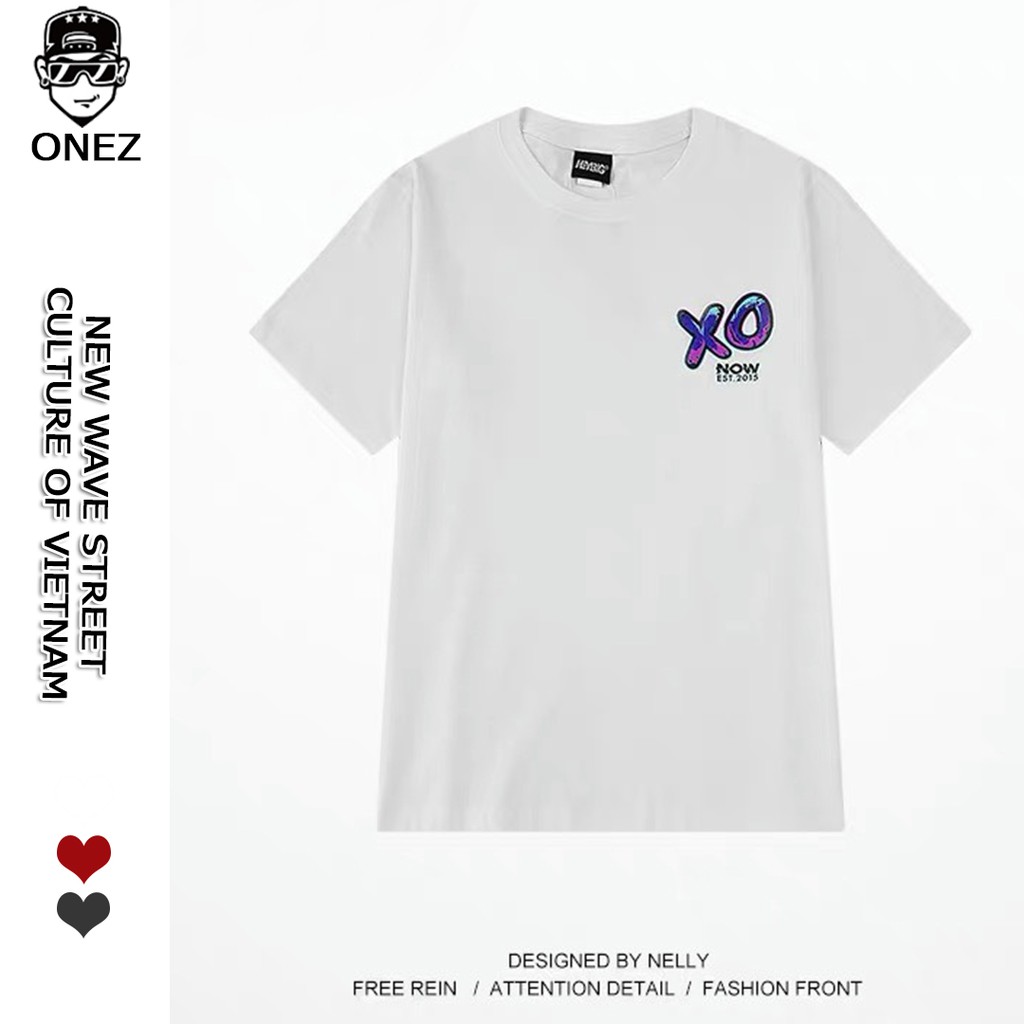 [Bán Giá Gốc] Áo thun tay lỡ ONEZ ,áo phông Unisex nam nữ, Ulzzang mặc cặp, nhóm Cotton oversize form rộng XOXO OZT02 | BigBuy360 - bigbuy360.vn