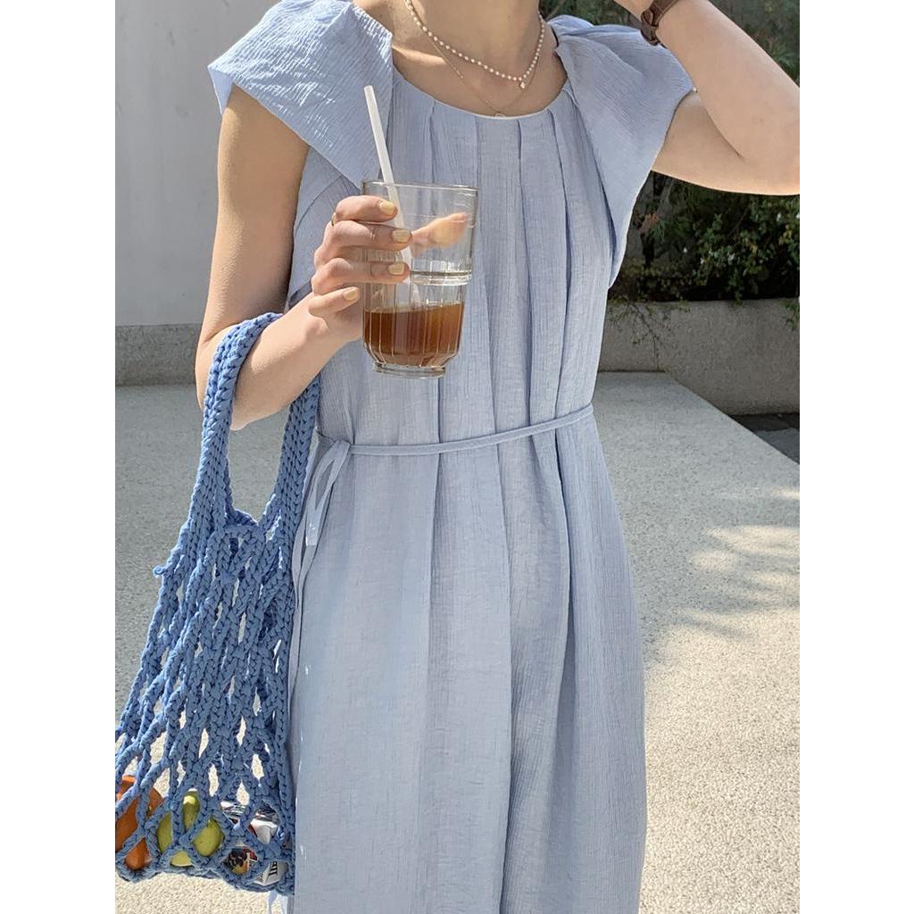 Đầm Sát Nách Cổ Tròn Dáng Rộng Thời Trang Mùa Hè 62858