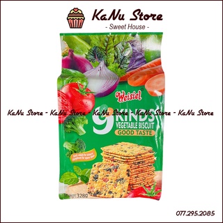 Bánh quy ăn kiêng rau củ quả siêu ngon 300g, đồ ăn vặt phù hợp người giảm cân tiểu đường