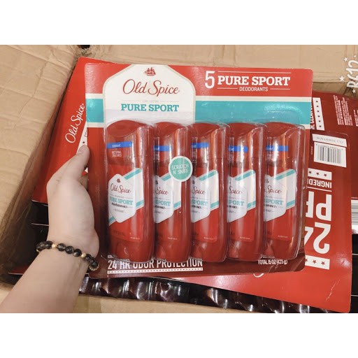 Lăn khử mùi Old Spice Pure Sport - Mỹ - 85g